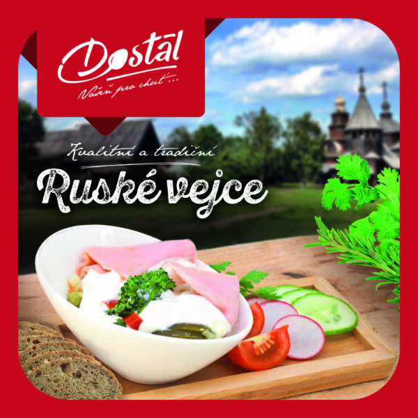 Ruské vejce (obložené šunkou)